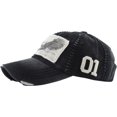 thumbnail image 3 of Eagle Vintage Distressed Washed Baseball Hat Cap, 3 of 5