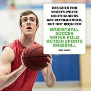 SISU Comfortable Adult Sport Mouth Guard, PVC Snow White, 1.6 mm