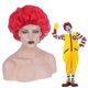 thumbnail image 4 of Ronald McDonald Clown Costume for Adults - Red & Yellow Fancy Dress for Halloween & Carnival Party Cosplay, 4 of 5