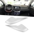 thumbnail image 4 of Steering Wheel Cover Steering Wheel Sticker Steering Wheel Trim Steering Wheel Cover For  Accessory For  2pcs ABS Steering Wheel Trim Sticker Cover Decoration Fits For  Elantra, 4 of 8
