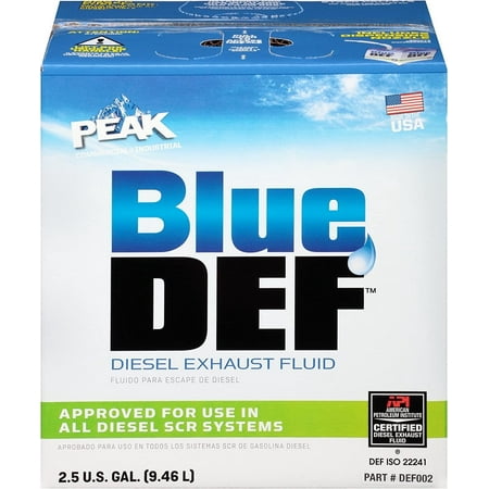 PEAK BlueDEF Diesel Exhaust Fluid, 2.5 U.S. Gallon