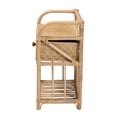thumbnail image 4 of Baxton Studio Kobie Modern Bohemian Natural Brown Rattan 1-Drawer Nightstand, 4 of 5