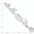 thumbnail image 3 of 925 Sterling Silver Noah's Ark Bracelet, 3 of 3