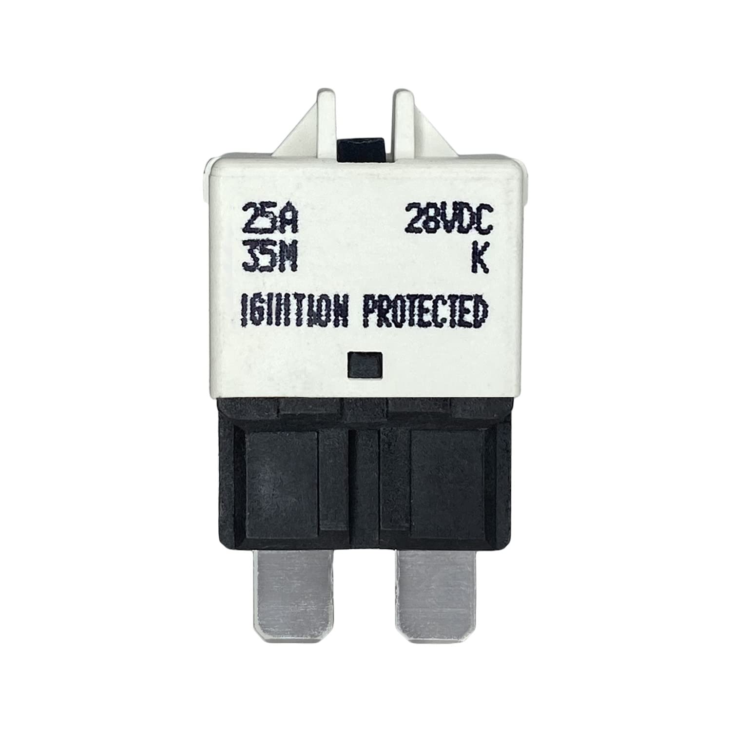 Manual Reset ATC/ATO 25 Amp Circuit Breaker Fuse for Automotive Marine Boat Car Truck RV Audio
