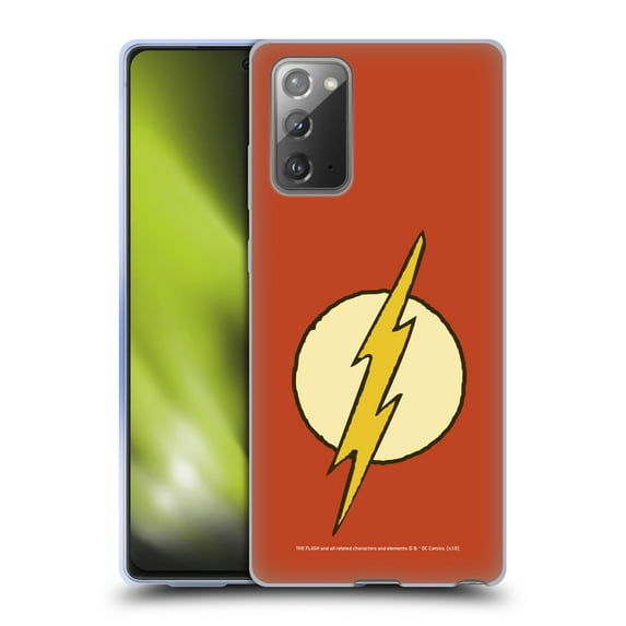 Head Case Designs Officially Licensed The Flash DC Comics Vintage Logo Soft Gel Case Compatible with Samsung Samsung Galaxy Note20 / 5G