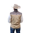 thumbnail image 2 of Hooey Tan Brown Aztec Pattern - Men Vests  - Hv109Tnaz, 2 of 4