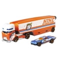 thumbnail image 1 of Camión de juguete Hot Wheels Speedway Hauler semirremolque con auto, 1 of 6