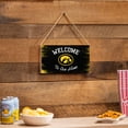 thumbnail image 4 of Iowa Hawkeyes 6" x 11" Welcome Home Wood Wall Sign with Rope Hanger, 4 of 4