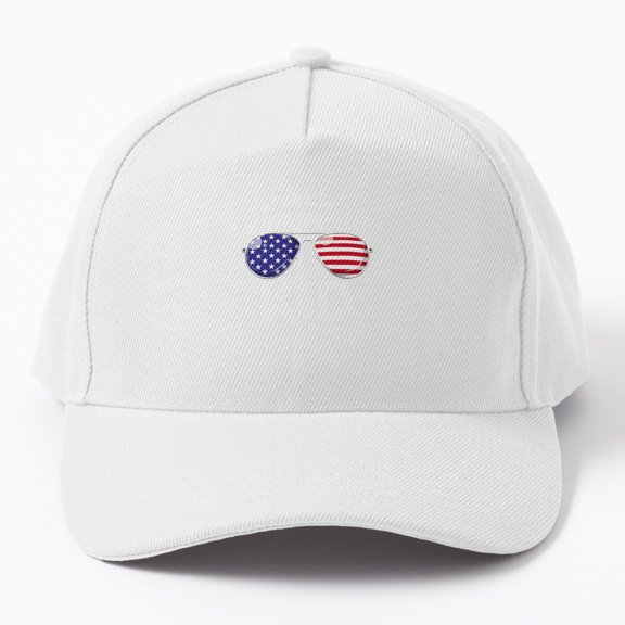 All American Fourth of July Baseball Cap, USA Celebration Design, Classic Everyday Hat