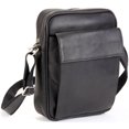 thumbnail image 1 of Le Donne Leather TR-1056-BL Ipad & E-Reader Mens Carry All Bag, Black, 1 of 1
