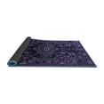thumbnail image 2 of Ahgly Company Indoor Square Persian Blue Traditional Area Rugs, 8' Square, 2 of 4