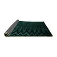 thumbnail image 2 of Ahgly Company Indoor Rectangle Oriental Turquoise Blue Industrial Area Rugs, 2' x 4', 2 of 4