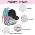 thumbnail image 4 of Structured Sunflower Print Backpack with Multiple Access Points, Perfect for Academic and Professional Use, Quality Construction, Uplifting Gift, 4 of 5