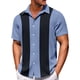 thumbnail image 2 of Men's Hawaiian Printed Button Short Sleeve Shirts Men's Casual Fashion Short Sleeve Shirts 3XL, 2 of 4