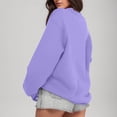 thumbnail image 6 of Fgnfyis Women's Sweatshirt Hoodless Cozy Pullover Classic Fit Soft Interior Long Sleeve Everyday Wear Womens Crewneck Sweatshirt, 6 of 6