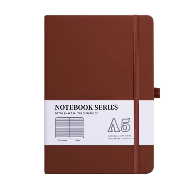 Notebooks for School Notebook Diary, with Inner Bag, Hard Cover, Lines, 80G Thick, High-Quality, 200 Pages, Used for Note Taking And School Use