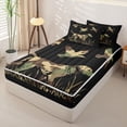 thumbnail image 2 of Erosebridal Camo Print Dog Zipper Full Size Comforter Sets with Fitted Sheet and 2 Pillowcases,Flying Mallard Silhouette Zipper Bedding Set For Boys,Black Reversible,4 Pieces, 2 of 7