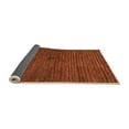 thumbnail image 2 of Ahgly Company Indoor Rectangle Abstract Orange Modern Area Rugs, 7' x 10', 2 of 4