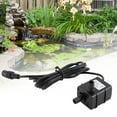 thumbnail image 4 of Bomba de agua sumergible para piscina con motor ultra silencioso sin escobillas, 12 V CC, 3 m, 240 l/h, 4 of 9