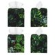 thumbnail image 2 of Fotbe Lush Foliage Green Plant Porta Pañuelos Decorativo de Cuero, Caja Cuadrada Moderna para Pañuelos Faciales, Organizador y Dispensador 5x5x5'', 2 of 7