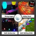 thumbnail image 6 of Signs Authority 100 Pack Extra Strong Magnetic Christmas Light Clips - Weather-Resistant Easter Lights Hooks for Roof, Outdoor Magnetic Light Clips for Outside Decor, Fence - Shatterproof, 6 of 6