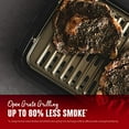 thumbnail image 2 of George Foreman GFS0090SB Open Grate Smokeless Grill, Black, Family Size, 2 of 5