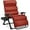 Burnt Orange, variant on Wubio Oversized Zero Gravity Chair, Folding Outdoor Patio Recliner, XL Anti Gravity Lounger w/Removable Cushion, Cup Holder, Side Tray, 350lb Capacity - Onyx Black