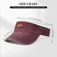 thumbnail image 5 of LGBT Flag Map of Croatia Sun Visor Hats for Women Men Sun Hat Cotton Golf Hat Vintage Baseball Cap, 5 of 8