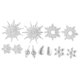 thumbnail image 3 of Adornos Colgantes Strade Fareast Limited 12 Piezas Acrílico Navidad, 3 of 8
