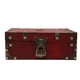 thumbnail image 3 of Caja de recuerdos Jadeshay caja de madera para joyas retro baratijas, 3 of 14