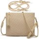 thumbnail image 1 of Bolsos cruzados pequeños para mujer, bolsos de hombro de cuero vegano de moda, cartera de mano con correa de muñeca, 1 of 4