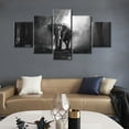 thumbnail image 2 of TISHIRON 5PCS Framed Canvas Wall Art Set,60"x32" Elephant Canvas Art Decor, 2 of 7