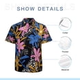 thumbnail image 7 of High Quality Hawaiian Shirts for Men Short Sleeve Aloha Beach Shirt Floral Summer Casual Button Down Shirts Blouses LKA72E, 7 of 7