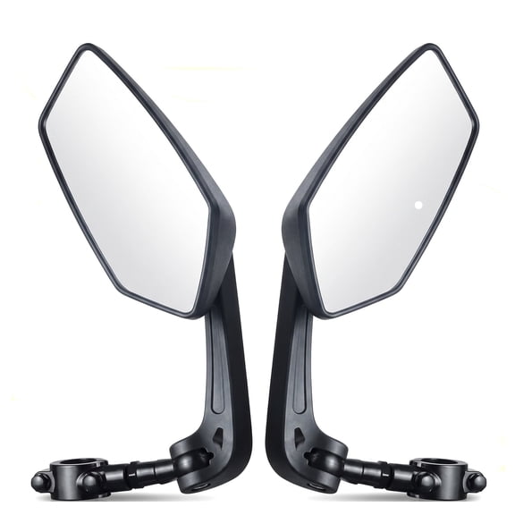 Handlebar Bike Mirror 2-Pack - Adjustable HD Rearview Mirror for Bicycle