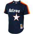thumbnail image 2 of Men's Mitchell & Ness Jeff Bagwell Navy Houston Astros Authentic Batting Practice Jersey, 2 of 6