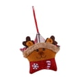 thumbnail image 3 of Adorno decorativo con forma de muñeco de de Navidad para decoración de interiores, colgante festivo para puerta de entrada con chimenea Ciervo, 3 of 8