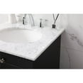 thumbnail image 4 of Pemberly Row 24" Solid Wood Metal Single Bathroom Vanity Set in Black, 4 of 8