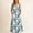 Blue#03, variant on Dresses for Women Summer Off-Shoulder Ruffled Maxi Dress Casual Print Short Sleeve Flowy Boho Dresses with Pockets