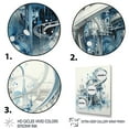 thumbnail image 3 of Designart "Gravity s Dance on the Rollercoaster" Cityscapes Floater Framed Wall Art Living Room, 3 of 7