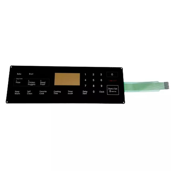 TAPDRA Store Range Oven Touchpad DG34-00025A NX58F5300 NX58F5500 Membrane Switch Easy Install Precise Durable Black Upgrade for Samsung