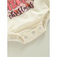 thumbnail image 7 of TSEXIEFOOFU Baby Christmas Romper, Cute Santa/Letter Print Long Sleeve Round Neck One-Piece Bodysuit, 7 of 7