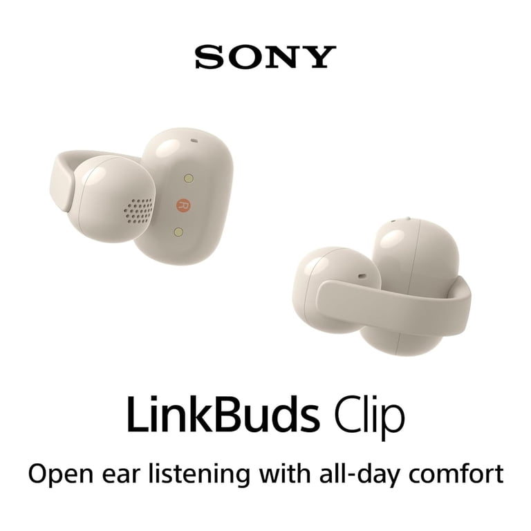 Sony LinkBuds Clip Open-Ear Truly Wireless Earbuds, Lightweight
