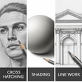 thumbnail image 4 of Lapices de Dibujo Mr Pen PS14 Grafito Graduados Set 14 Unidades, 4 of 5