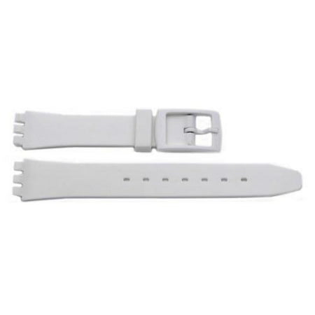 Bandenba - Swatch Replacement White 12mm Watch Strap - Walmart.com