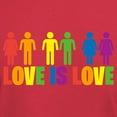thumbnail image 3 of CafePress - Love Is Love Dark T Shirt - Men's Classic Graphic Cotton T-Shirt, 3 of 4