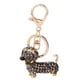 thumbnail image 2 of Llavero de perro salchicha, bolso, bolso, colgante, soporte para coche, llavero, joyería (3 piezas), regalos perfectos para tus amigos o novios, 2 of 5