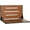 Brown, variant on Silhouette Folding Wall Mount Shower Bench Seat, Rustic Teak Seat with Silver Frame
