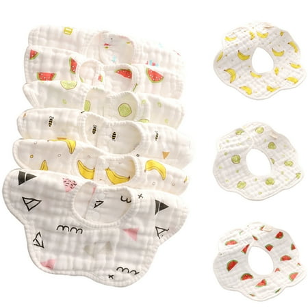 

SPRING PARK Saliva Towel Baby Watermelon Pattern Bibs Soft for Toddlers