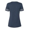 thumbnail image 4 of Women's Varsity Triblend V-Neck T-Shirt, 4 of 6