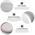 thumbnail image 4 of 24pcs Round Mason Jar Tinplate Lids Sealing Metal Caps Lids Cover Storage Caps, 4 of 5